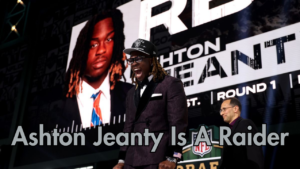 RB Ashton Jeanty Is A Las Vegas Raider