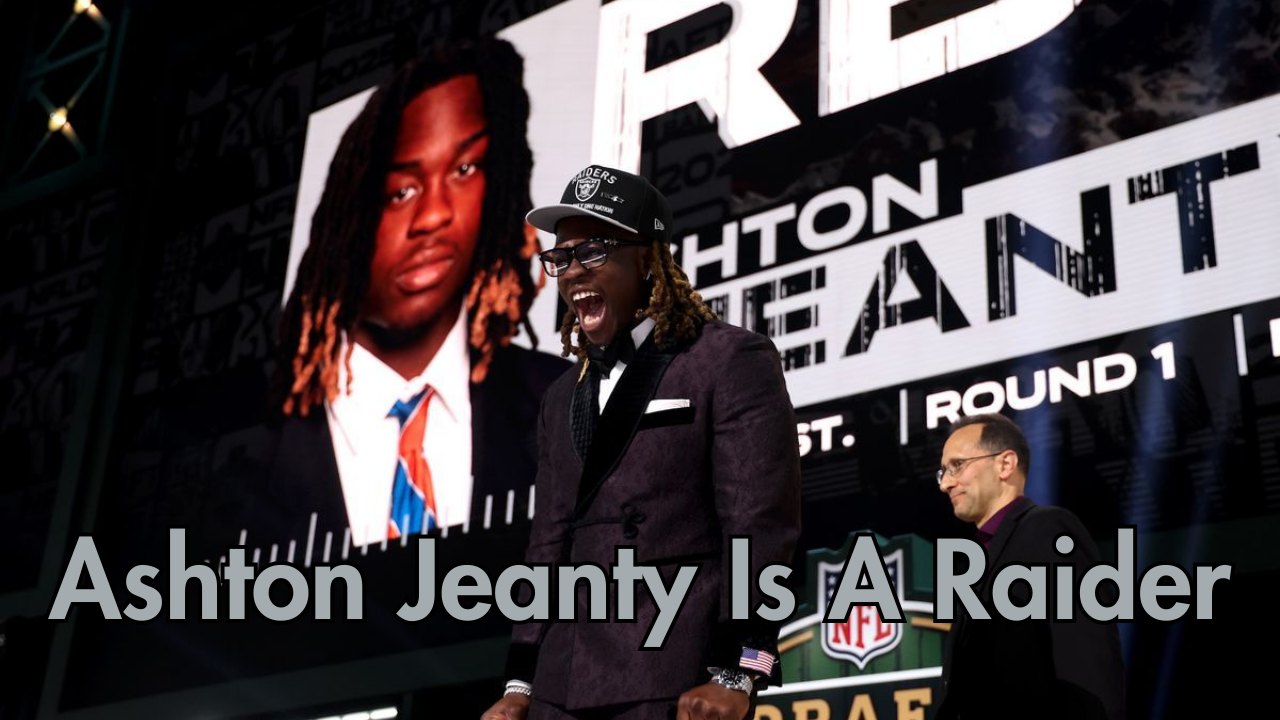 RB Ashton Jeanty Is A Las Vegas Raider