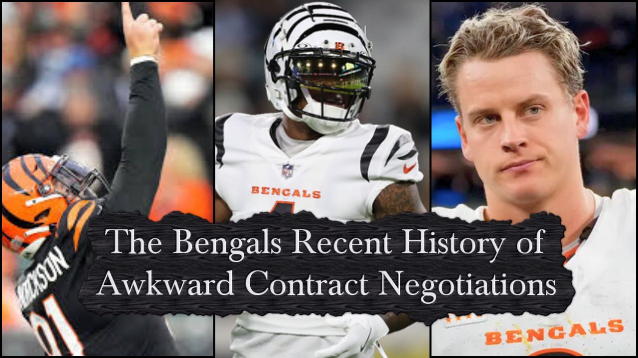 The Bengals Recent History of Awkward  Contract Negotiations