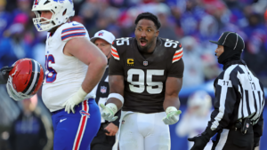 Durant Endorses 23-Sack Record Holder Myles Garrett Leaving Cleveland As Trade Looms