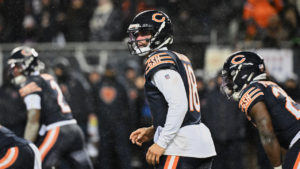 Caleb Williams Calls 11-6 Season ‘Just A Stepping Stone’—His Accuracy Hit A 13-Year Playoff Low